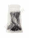 Cuerda Negra de Alarma 17cm 黑色长防盗绳 100/Paq