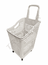 超市高背购物篮 50L 灰色 Cesta Supermercado 50L Color Gris