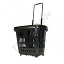 Cesto da supermercato nero 50 L