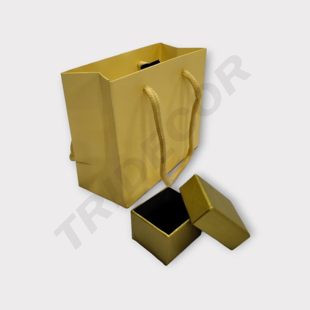 Geantă de lux cremă 14X6X11cm 12/pachet