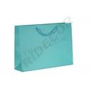 Luxury Bags with Drawstring Handle 25X9X20cm Blue 12 units