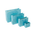 Bolsa de Papel de Lujo Color Azul Celeste Mate 12Und/Pack 14pq/caja