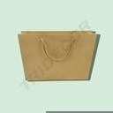 Sac à cordon de serrage de luxe 44X14X32cm Crème 12 unités