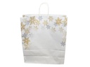 Bolsas de Papel Celulosa 45X15+19cm Copos Navidad 25 unidades