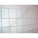 Maille blanche bordure simple 60x150cm