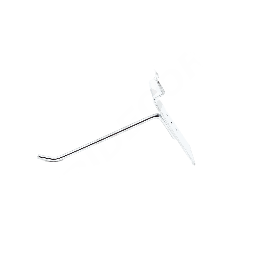 Chromhaken für Lamellenwand, 4mm, 10cm, 200/Stück