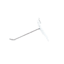 Gancio in cromo per pannello a doghe, 4mm, 10cm, 200/scatola