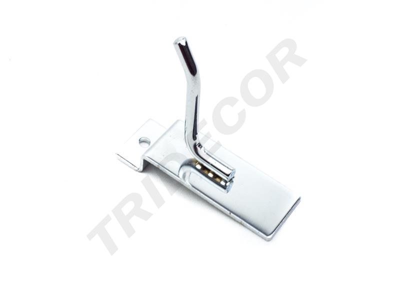 Gancho para panel ranurado de 5 cm, 4 mm