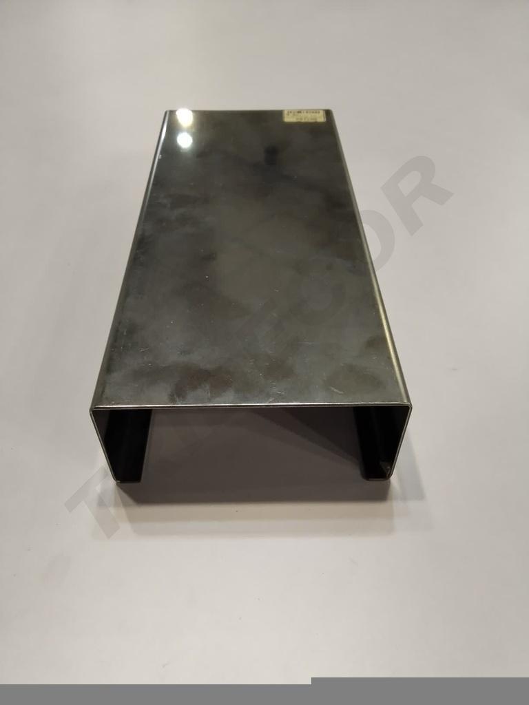 Expositor Rectangular de Acero Cromado