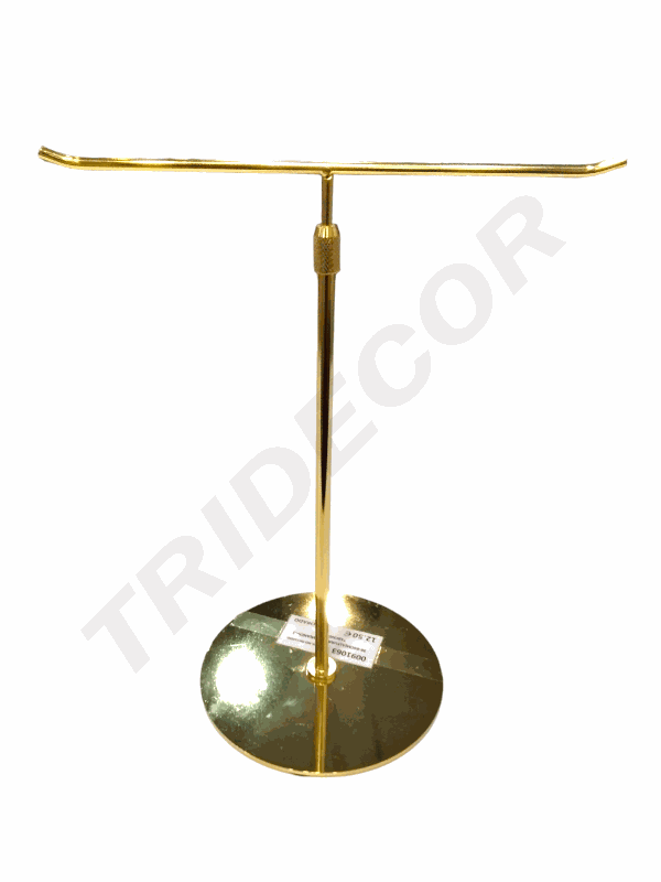 金色双重对称展示架 36 64cm（高）x30cm（宽）x18cm（底座）