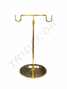 双显带对称金钩 Expositor Doble Gancho Simetria Dorado 35.5-64cm(Altura)x23cm(Ancho)x18cm(Base)