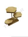 Linen Wood Display Stand 3 Levels