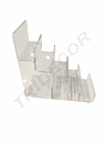 Expositor Acrilico 5Niveles Transparente 小号五层透明钱包架