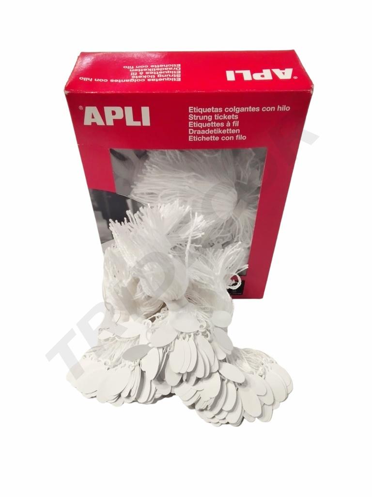 Labels with White Thread Apli 1000U/Pc 8X19mm Ref.381