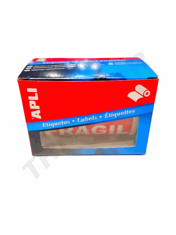 Rolo de Etiquetas Muito Frágeis/Urgentes 50X100mm 200U/Rolo Ref.296