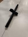 双鱼尾中飞机架平托哑黑色Soporte de Estante para Tubo Retangular Negro 30cm 50uds/caja