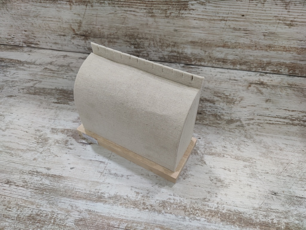 首饰架木头带布 手链/项链 Expositor Madera y Lino para Pulsera y Collar