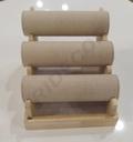 手链手表展示盒 Expositor de 3 Palos para Pulsera y Reloj Madera y Lino