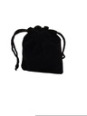 黑色天鹅绒包带抽绳 7X9cm 50U/包 Bolsa Terciopelo Negro Con Cordón 7X9cm 50U/Paq