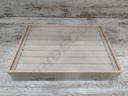 戒子展示盒 Bandeja Expositora de Anillos Madera Con Lino 50Und/caja