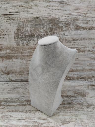Présentoir de collier gris
