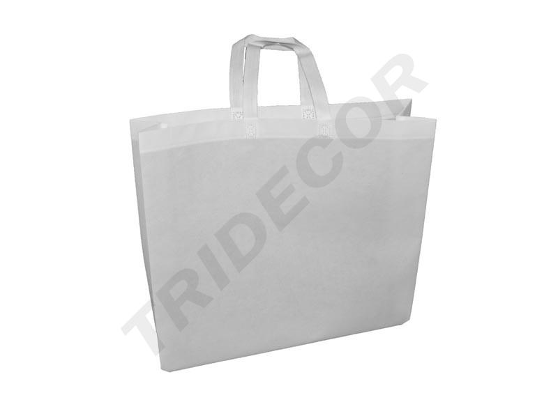 White Fabric Bag 70Grs with Handle 50X40+12cm 25units/Pack