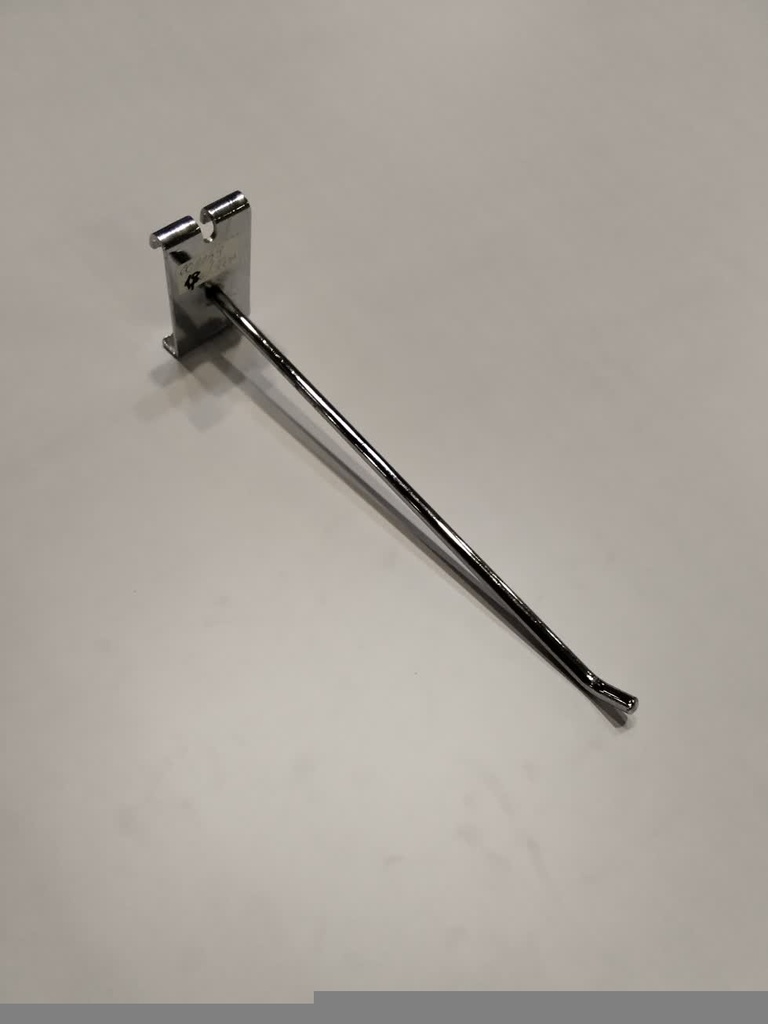 Chromhaken für Gitter, 100 Stück/Box, 30cm Länge, 8mm Draht