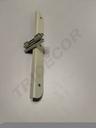 双鱼尾白色折板玻璃托30cm para Cremallera Blanco 30cm 50/caja