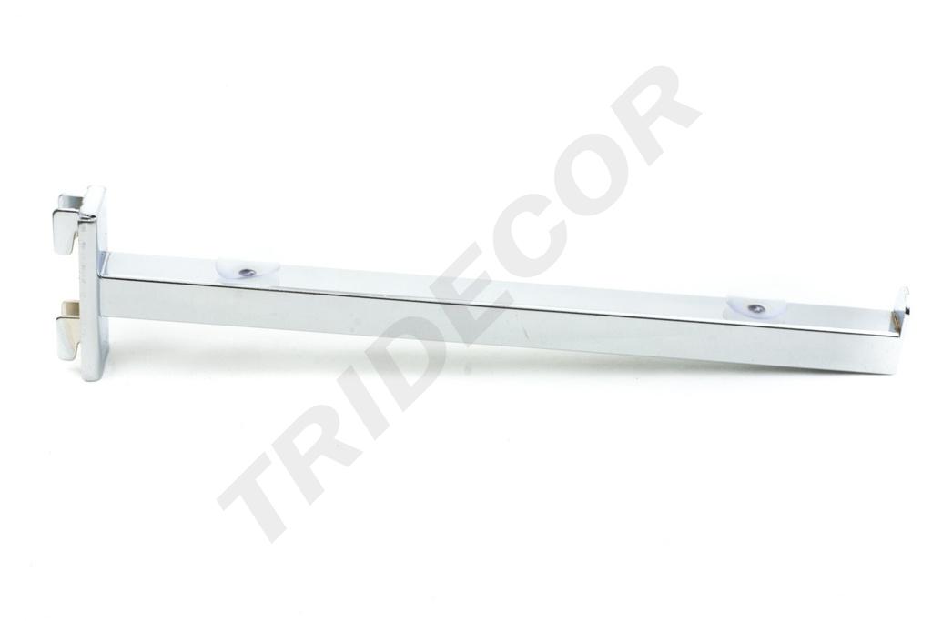 Soporte Del Cristal/Balda Para Sistema De Cremallera 25Cm