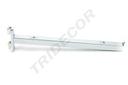 Soporte del cristal/balda para sistema de cremallera, 25 cm
