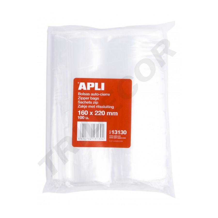 Self Closing Bags 160X220cm Ref 13130 ​​100 units/Pk