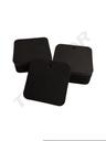 黑色方形纸卡etiqueta cuadrada negra 5x5cm 100/pq