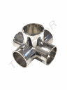 25mm 圆管5出口电镀接头 Conector Tubo Con 5Salidas Simples Cromado Tubo 25mm 