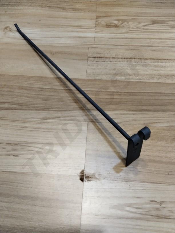 灰色铁片网钩 40cm 6mm gancho gris para malla 100/caja