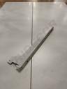 Soporte De Cremallera Para Baldas Blanco 30cm Pareja