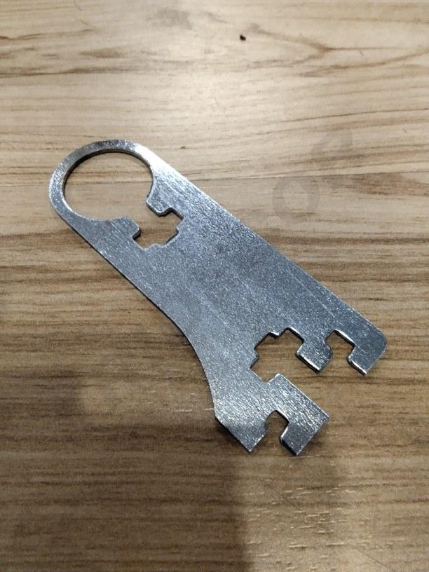 10 cm lange Reißverschlussrohrhalterung