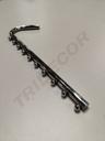 电镀10珠管下斜挂钩 Gancho para Tubo 10 Bolas Cromado Para Pared
