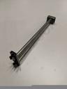 Supporto tubolare rettangolare per sistema di scaffalature, 30 cm