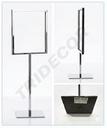 Moldura cromada com base 28*20