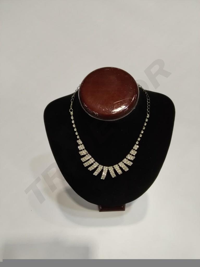 Girocollo nero/marrone