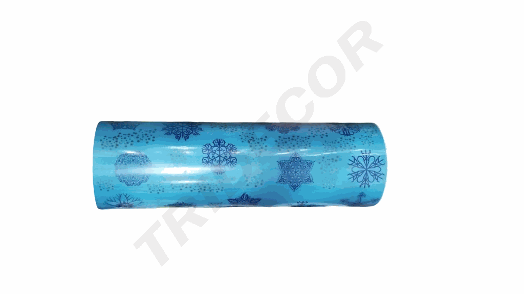 Papel de Regalo Navideño Azul 31cm