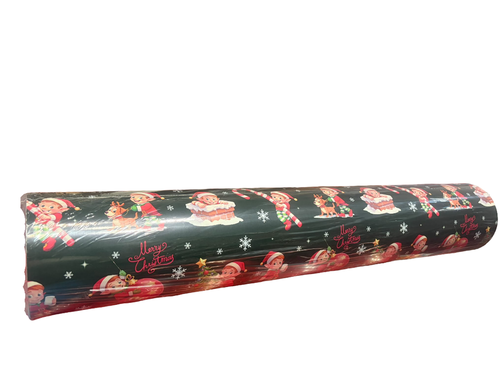 Papel de Regalo Elfos Navidad 62 Cm 4Kg