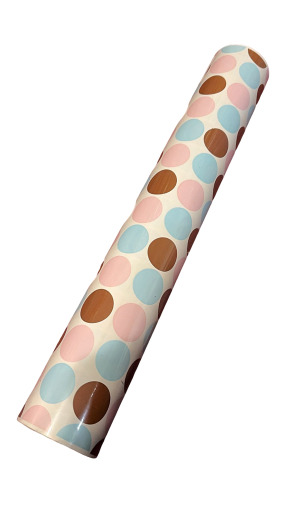 Papel de regalo Con Circulos De Colores 62 cm