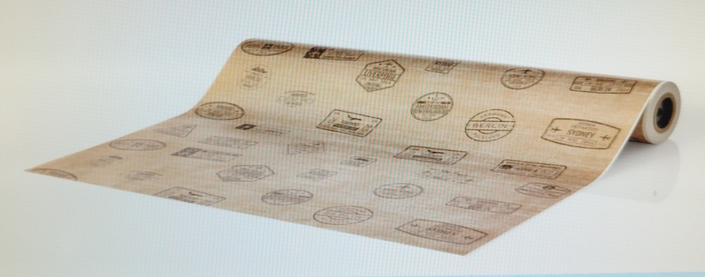 Dibujo de Papel de Regalo Rojo de Diferentes Colores