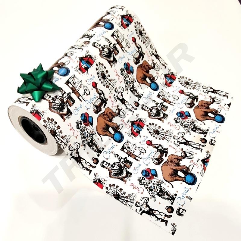 Hârtie de împachetat cu motiv de circ 31 cm