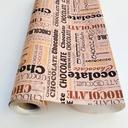 Carta da regalo testo di cioccolato 62 cm