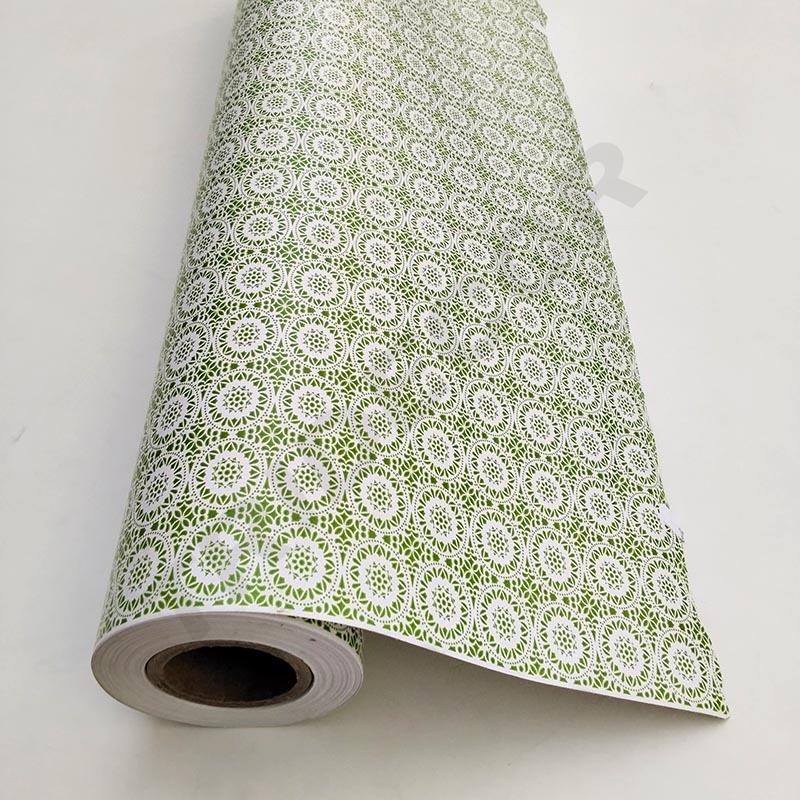 Papel de Regalo Diseño Cenefa Verde 62 cm