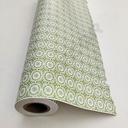 Geschenkpapier mit grünem Rand 62 cm