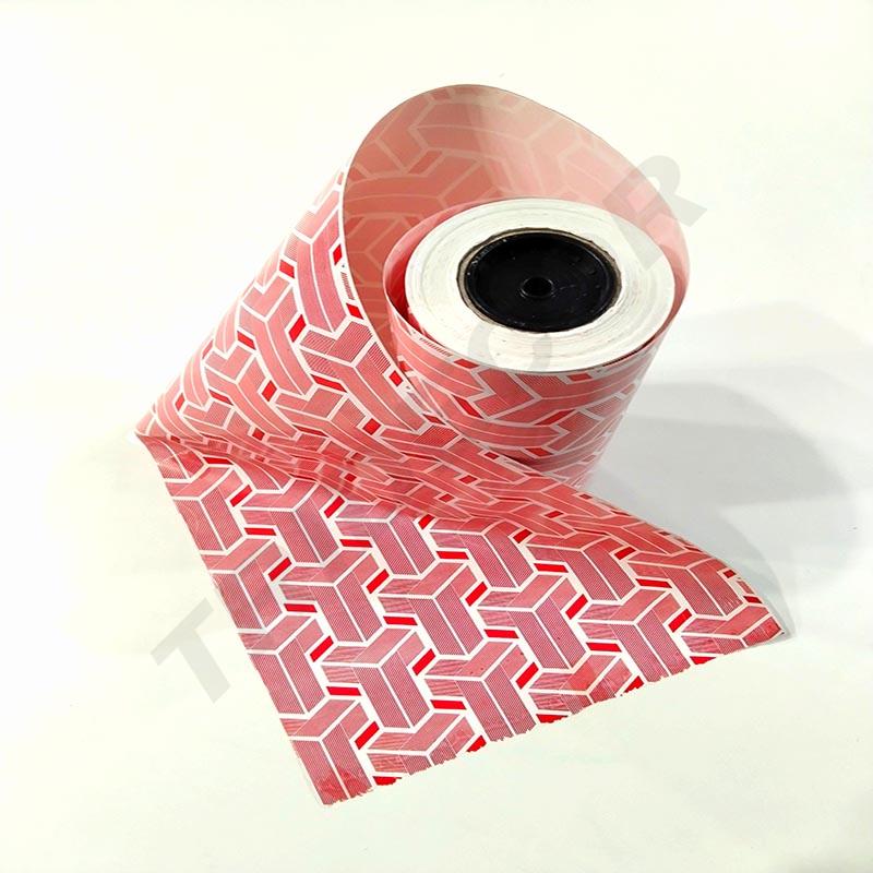 Rollos De Papel De Regalo De Simetría Roja 62 Cm