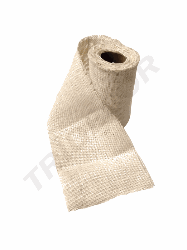 White florist mesh ribbon